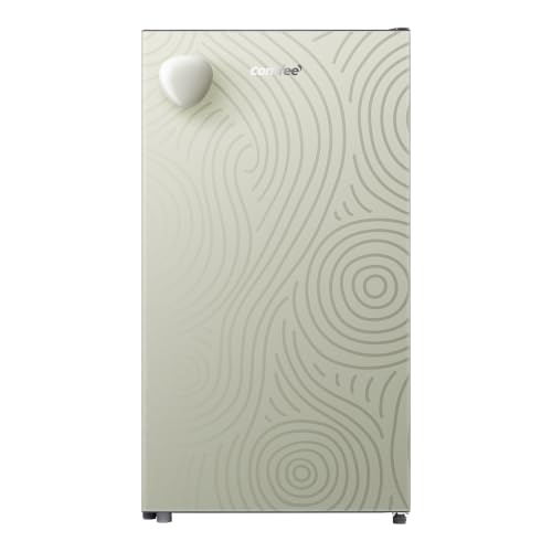 Comfee 88L Kühlschrank mit Chill Box-Fach,41db,Abnehmbarem Griff,82.7cm Höh | Grün,Einstellbare Temperatur, Wechselbarer Türanschlag,Chill Box-Fach, Herausnehmbare Glasablagen, Modernes Design, EEK E