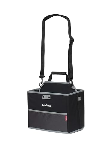 LeMieux Collapsible Storage Tote - Equestrain Stable & Barn Tidy - Black