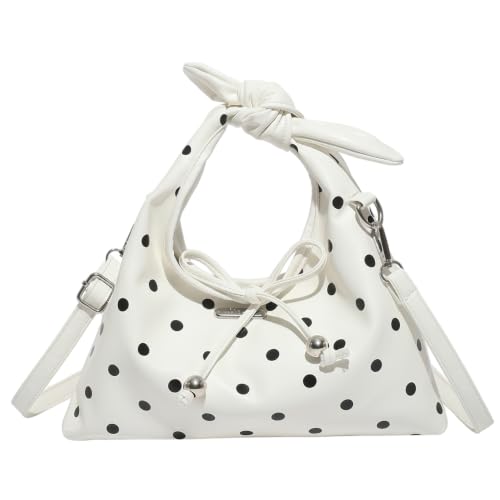Sac main vintage femme avec bandoulière amovible et poignée nœud
