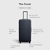 Away Large Trunk Luggage, 31 Inch Hardside Suitcase with Spinner Wheels, Lightweight & Durable, TSA Lock, Ideal for Long Trips, Navy Blue