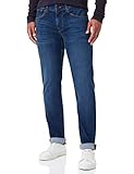 Zwei Fronttaschen 7 For All Mankind Herren Slimmy Tapered Luxe Performance Plus Color Jeans, Mid Blue, 32W / 32L EU