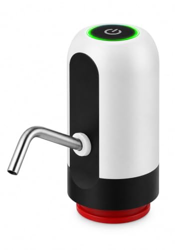 Image of Automatic Oil Dispenser Pump for 15 Litre /Kg Oil Tin, Stainless Steel, USB Rechargeable, Smart Touch Operation, Continuous Flow, Food-Grade Silicone Tube, Leak-Proof Oil Pump for Kitchen (Pack of 1)