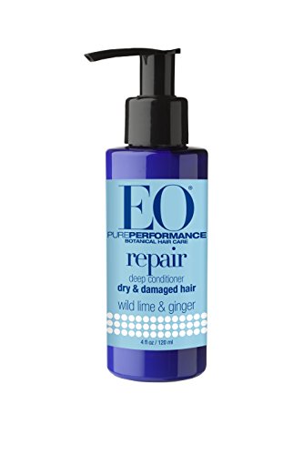 EO Repair Deep Conditioner for Dry and Damaged Hair, Wild Lime and Ginger, 4 oz