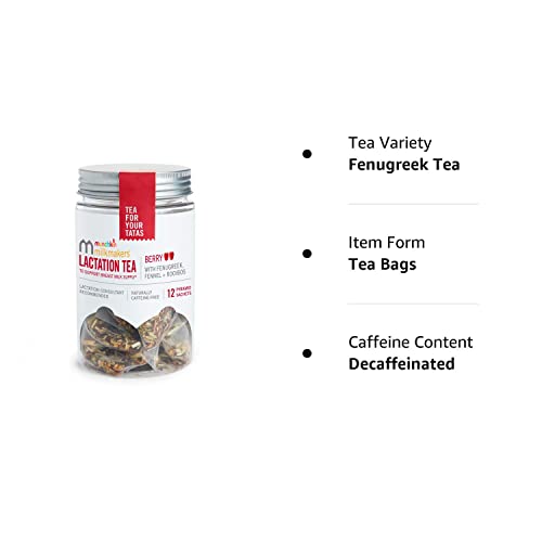 Munchkin® Milkmakers® Lactation Tea, Berry, 12 Count #TOP6