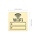 Angoily WiFi-Signalisierung aus Acryl, Erinnerung an WLAN, Passwort, Tischschild, Passwort, Signal, WLAN, Büro, WLAN, Signieren