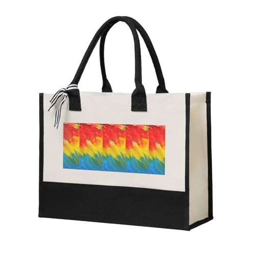 Sac en toile plumes de perroquet spacieux pour ne plus manquer de place