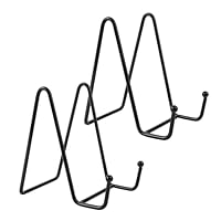 Staffelei Aufsteller Teller Ständer Metall,2 Stück Tellerständer Deko Tellerhalter Dekoteller Halterung 4.5 Zoll Eisen Staffelei fuer Teller Foto Bücher Bild Bilderrahmen