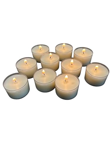 Stonebriar 24 Pack Unscented Long Burning Tea Light Candles