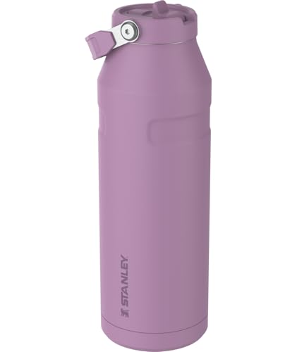 Image of Stanley IceFlow Flip Straw 2.0 Water Bottle 50 oz | Built-In Straw with Larger Opening | Lightweight and Leak Resistant | Insulated Stainless Steel | BPA-Free | Lilac