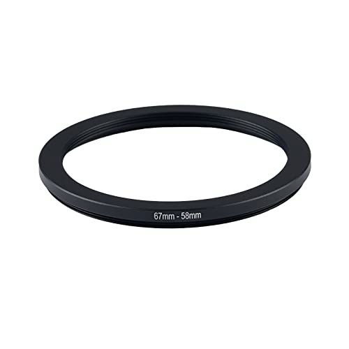 67Mm To 58Mm Step-Down Rings Filter Adapter For All Brands Uv Nd Cpl Metal Step-Down Rings Adapter Filter #TOP1