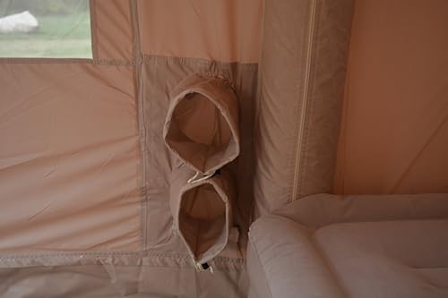 Carpa inflable para camping 9.8x13ft con ventana 3D y bomba manual miniatura 5