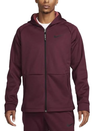 Nike Pro Men's Therma Sphere Hooded Full Zip Fitness Jacket (US