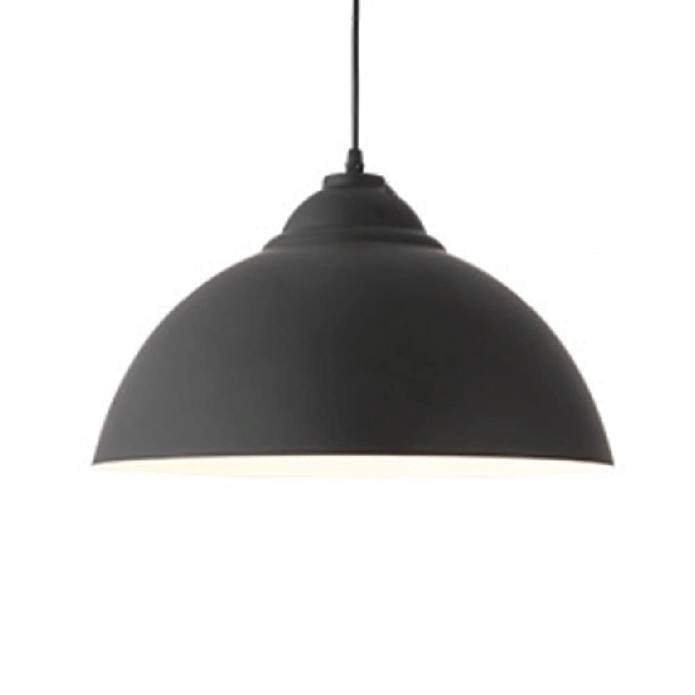 Lámpara colgante E27 Arón de aluminio negro con altura ajustable para techo 8