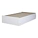 South Shore 39-Inch Vito Mates Bed with 3 Drawers, Twin, Pure White