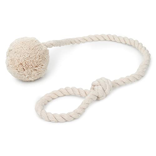 Image of Curtain Ball Rope Tiebacks Tie-Backs, Rope Ties, Curtain Handmade Holdbacks, Cotton Curtain Tieback (Natural -2pc)