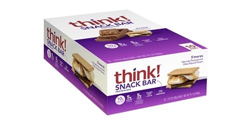 Think Products - thinkThin Protein-u. Faser-Stäbe S'Mores - 10 Stäbe – Ansicht 1