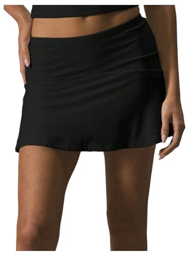 SweatyRocks Women's Y2K Ruffle Mini Skirts Casual Low Waist A Line Skirt Streetwear