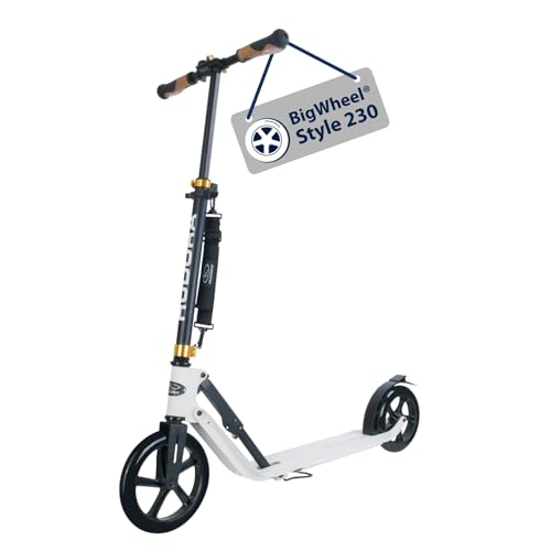 HUDORA BigWheel Style 230 Scooter - Stabiler Aluminium-Roller mit großer...