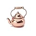 Dollhouse Miniature Vivid Teapot Tea Kettle 1:12 Scale Kitchen Copper Model Artificial House Decoration Food Ornament Accessories (Bronze)