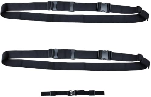 Utility Straps 3 Pack, Adjustable Nylon Compression Straps with Quick Release Buckles for Backpack, Sleeping Bag, Luggage, Camping, Hiking, Travel, Outdoor Gear Accessories image 2