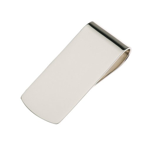 Preisvergleich Produktbild silberne Geldklammer "Dagobert", glatt poliert, Sterling-Silber