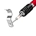 VOTOER 100pcs Ceiling Shooting Pipe Clamp Nails with Metal Pipe Climp, Integrated Decoration Trunking Clip Pipe Clamp Nail Drive Pin for Fastening Tools, 20mm Diameter