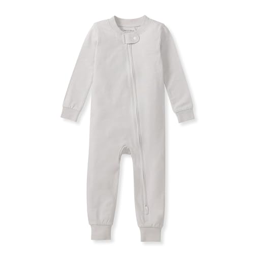 Image of Burt's Bees Baby Baby Honeysoft Pajamas, Footless One-piece Zip-up Pj, Soft Organic Cotton & Lyocell Blend