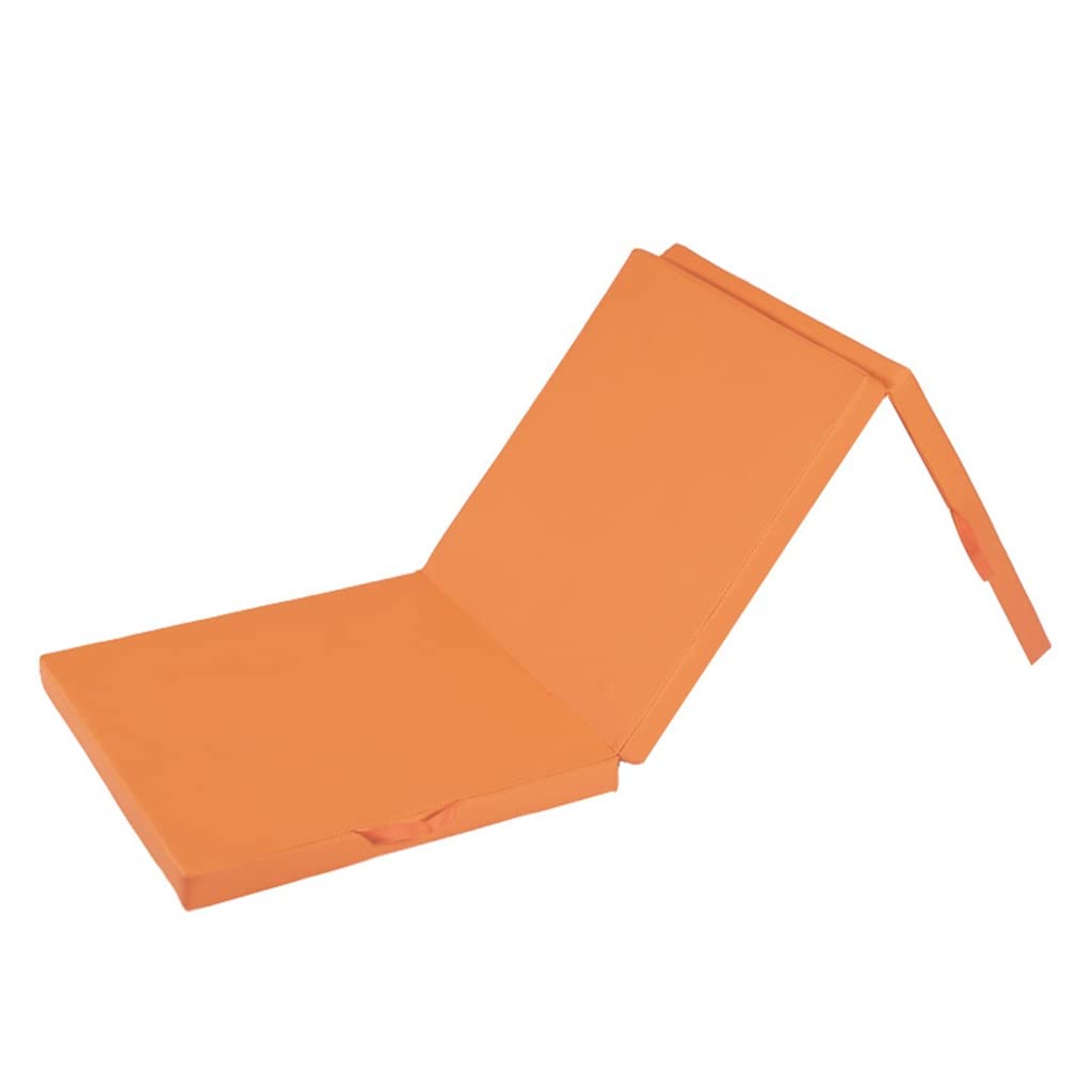 Tappetino Pieghevole Ginnastica Tappetino per Esercizi di Ginnastica Pieghevole A Tre Pieghe di 5 Cm di Spessore, Danza/Esercizi di Rotolamento/Yoga/Sit-up Tappetino Fitness in PU, 180x60x5 Cm