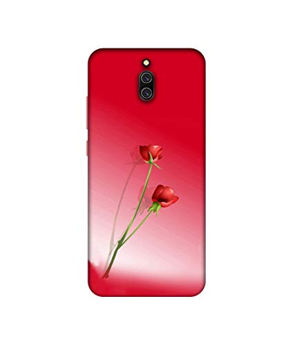 Image of Plastic Red Roses Design 3D Printed Hard Back Case Cover for Mi Redmi 8A Dual
