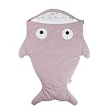 Schlafsack Hai Baby Schlafsack mit Babykissen grau