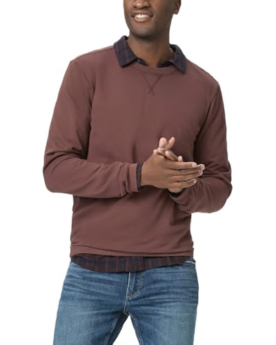 PAIGE Men's Jaxton Long Sleeve Crew Neck Pullover Sweatshirt