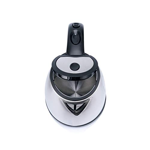 Foto von Wilfa QUICK BOIL S Wasserkocher - mit einem Fassungsvermögen von 1 Liter, 1500 Watt, außenliegende Wasserstandsanzeige, silber