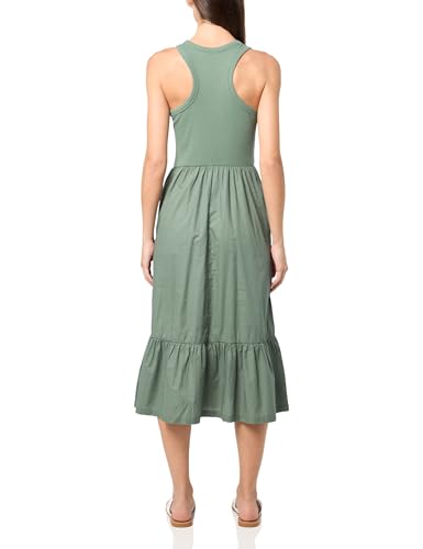 Image of Gap Women's Mixed Media Midi Dress