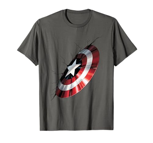 Photo de Marvel Captain America Shield Crack T-Shirt