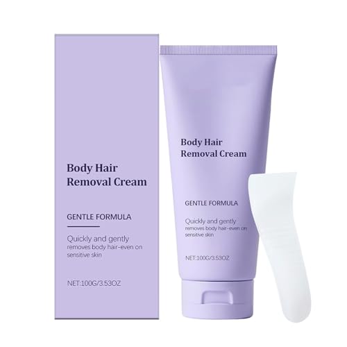 Gentle Body Hair Removal Cream, Hydrateology Facial Hair Removal Luuma Hairs Removal Cream Safe for Sensitive Skin Durable and Smooth for Men and Women