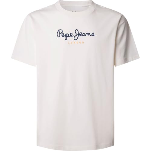 Pepe Jeans Herren Eggo N T-Shirt, Weiã, S – Ansicht 3