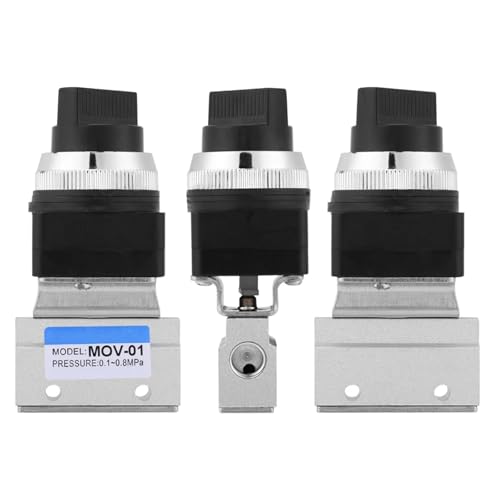 Distributeur pneumatique MOV-01 G1/8 pour commande manuelle de vérin