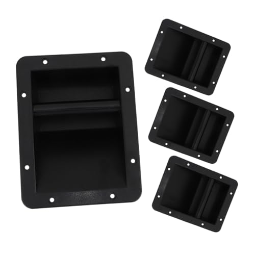 WOONEKY 4pcs Plastic Speaker Handle for and Sturdy Replacement for and Amplifiers Suitable for Speaker Cabinets and Instrument Cases
