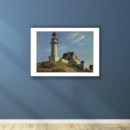 Phare à deux lumières Edward Hopper impression d'art mate Spiffing Prints format medium - 5