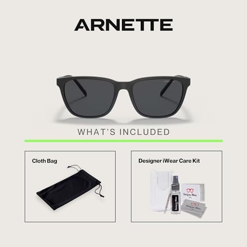ARNETTE Cortex AN4291 Square Sunglasses for Men for Women +BUNDLE with ACCESSORY EYEWEAR KIT4