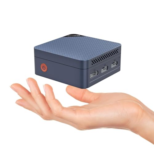 Image of MOREFINE N150 Mini PC, 13TH Twin Lake N150 (Upgraded N100), 12GB 4800MHz LPDDR5 512GB NVMe M.2 SSD, Mini Computer Support 4K Triple Disply, Micro PC with USB3.2 /RJ45 /WiFi /BT /Home /Office