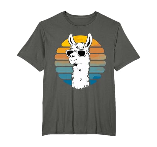Lunettes de soleil lama drôles T-Shirt