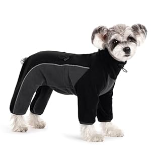Orchester small Medium Dog Coat – Warm Weather Jacket with Full Body Protection, Pullover Bodysuit Jumpsuit Design, Windproof Snowsuit
