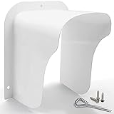HomeAll Waterproof Metal Rain Cover for Doorbell, Keypad Rain Cover, Doorbell Camera Cover for Wireless Doorbell, Ring Chime, Video Doorbell, Door Lock (White)