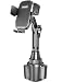 Car-Cup-Holder-Phone-Mount Adjustable Long Pole Automobile Cup Holder Smart Phone Cradle Car Mount for iPhone 11 Pro/XR/XS Max/X/8/7 Plus/6s/Samsung S10 /Note 9/S8 Plus/S7 Edge