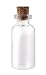 Small Glass Mini Bottles of 1.5" length 24pk Charms Favors Weddings with Cork Top
