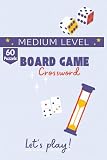 Board games Crossword puzzle book: 60 Board Game Crosswords | 120-Page Gift Book
