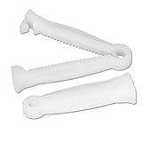 QWEQWE 50Pcs Disposable Umbilical Cord Clamp Birth Hemostatic Materials for Piglets Clamp for Cord for Animal Production, Home Birth Supplies kit,White whelping Box