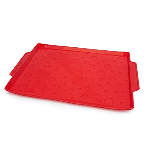 CÉCOA • Moule en Silicone Génoise Cœurs • Plaque à Gâteau Roulé Saint-Valentin • Silicone 100% Alimentaire • Dimensions 42x28x1,5 cm • Motifs...