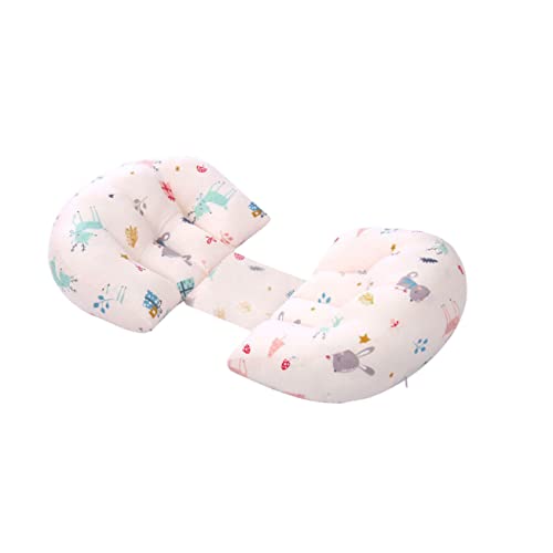 WOONEKY 1 セット マタニティ 枕 フル ボディ 枕 枕 付き アーム 穴 用 横 寝 背中 サポート クッション 妊娠 寝 枕 妊娠 枕 用 寝 腰 サポート クッション